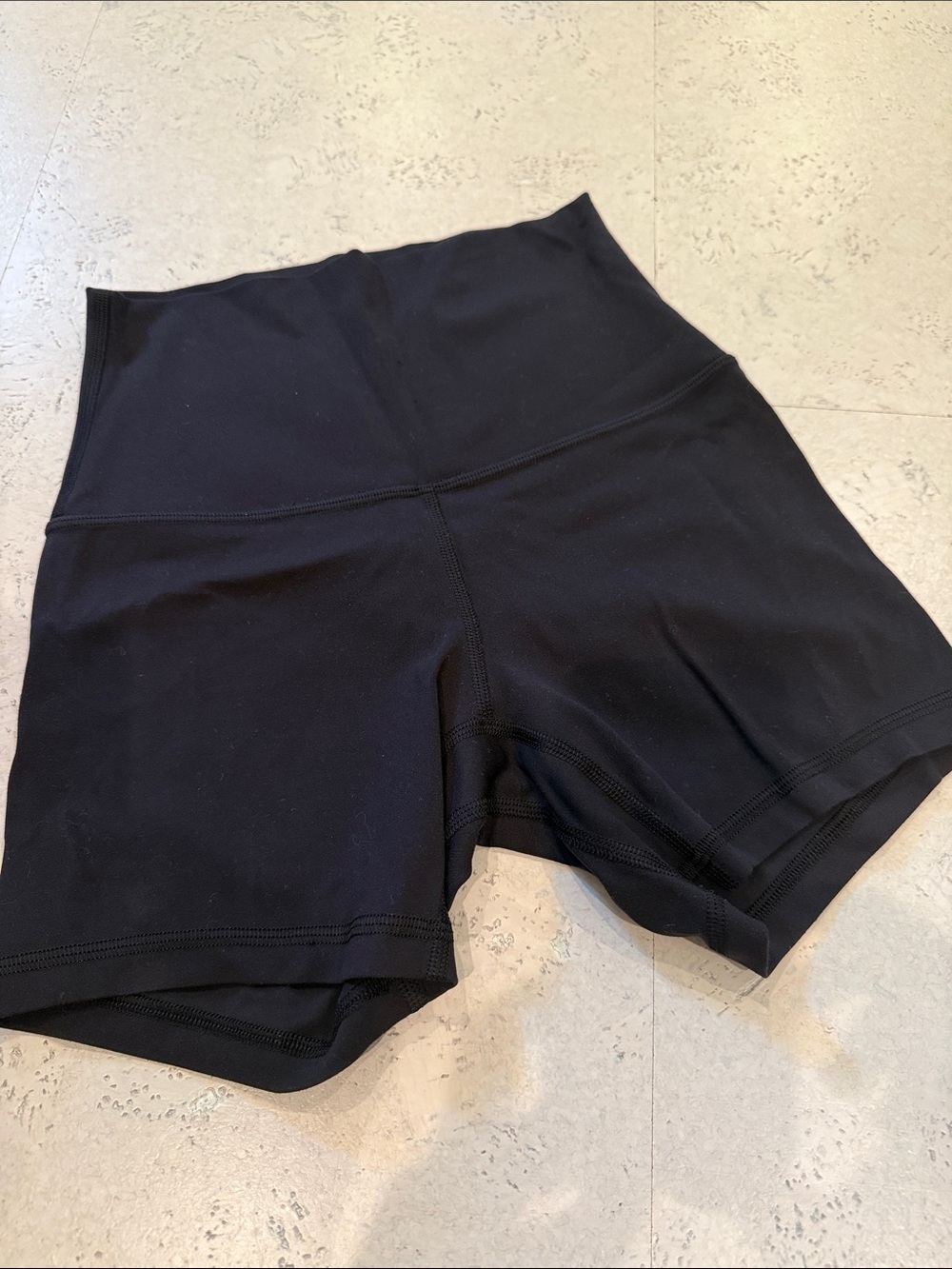 Lululemon align 2”Black High-Waist Active Bike Shorts